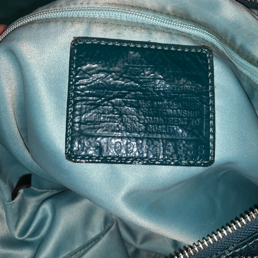 Coach -Teal Bag - Picture 10 of 16